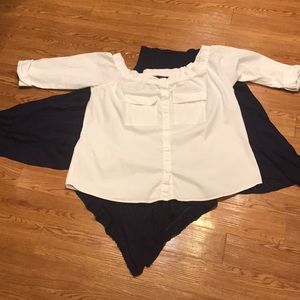 Ashley Stewart off the shoulder blouse size 20